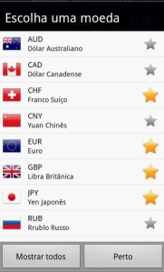 Mais de 180 moedas de todos os continentes do mundo podem ser convertidas com o app Conversor de Moedas Fácil, que também trabalha no modo offline (Foto: Divulgação)